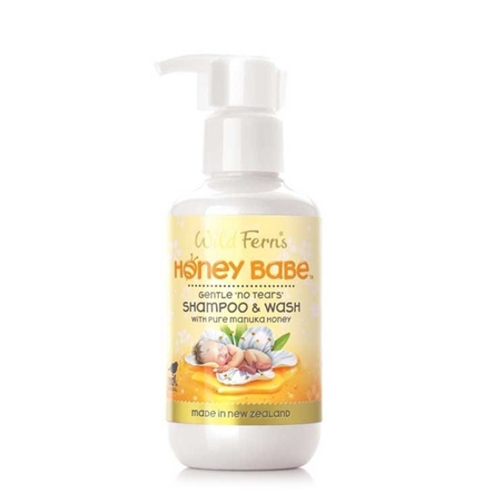 Wild Ferns Honey Babe Gentle Shampoo & Wash 140ml