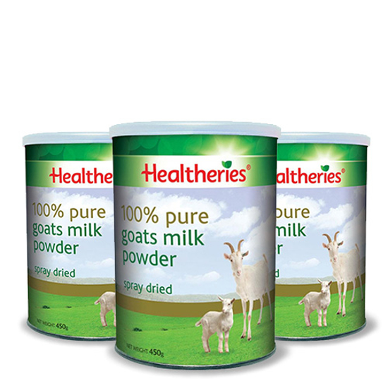 Healtheries Goat Milk Powder 450g x 3 cans