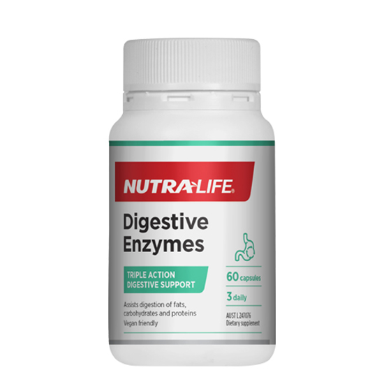 Nutralife Digestive Enzymes Caps 60s