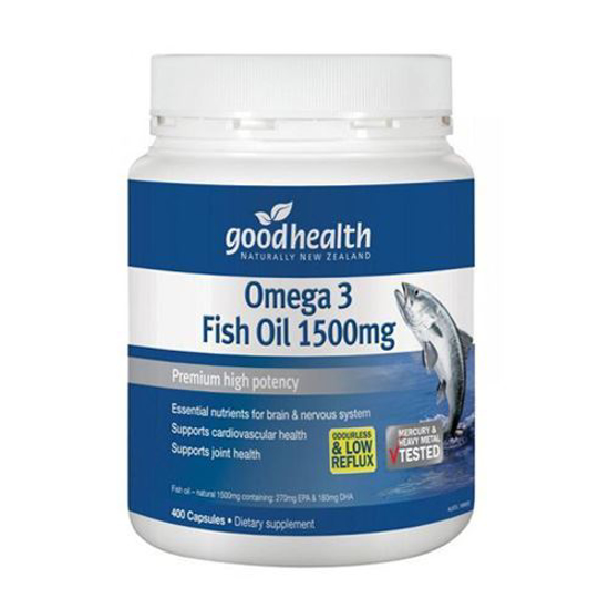 Goodhealth Omega 3 fish oil 1500mg 400 caps