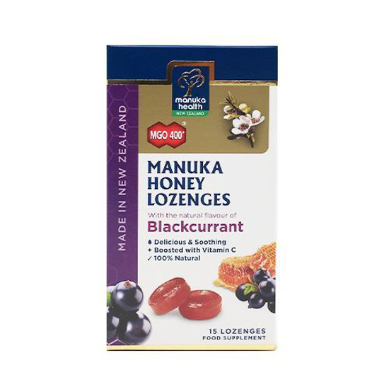 Manuka Health Manuka Honey Lozenges – Blackcurrant 65gm