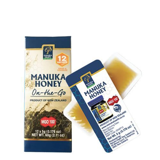 Manuka Health MGO™ 100+ Manuka Honey 5g Snap Pack 12p