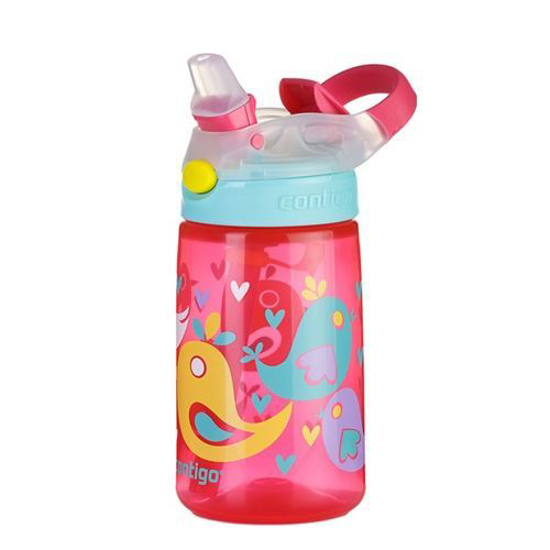 Contigo Kids Cherry Blossom Gizmo Flip Water Bottle 3yrs+ 414ml