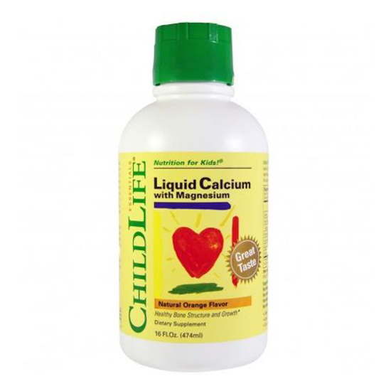 ChildLife Liquid Calcium with Magnesium Orange Flavor 474ml