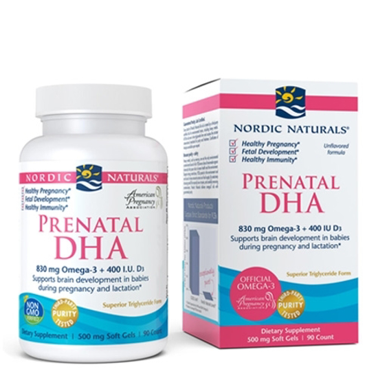 Nordic Naturals Prenatal DHA Unflavoured Formula 90caps