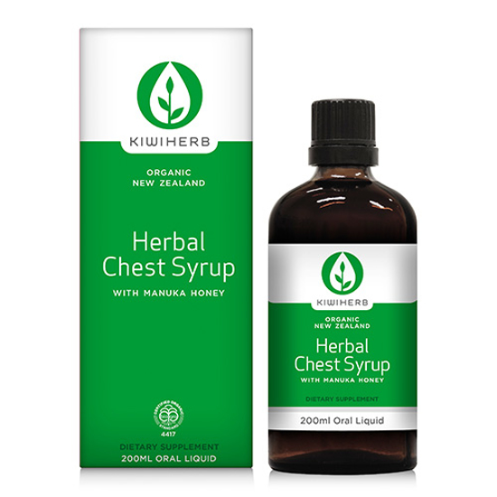 Kiwiherb Herbal Chest Syrup 200ml
