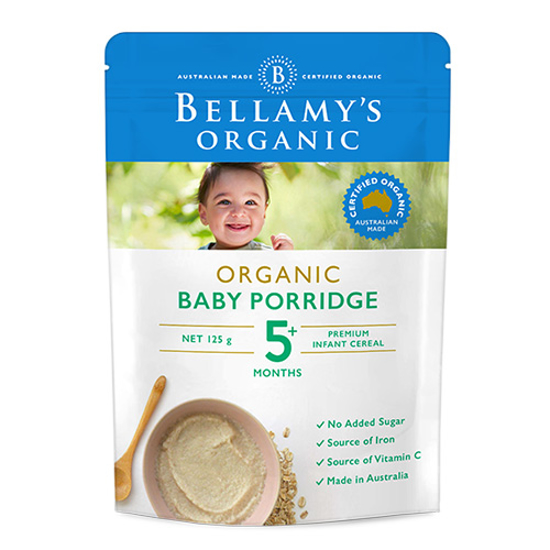 Bellamy's Organic Baby Porridge All Ages from 5 Month 125g