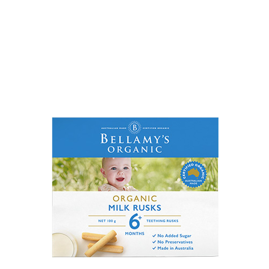 Bellamy's Organic Milk Rusks from 6 months 100g
