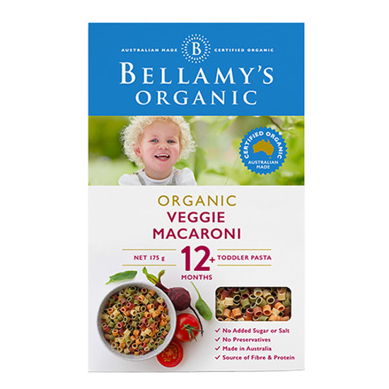Bellamy's Organic Veggie Macaroni 12 months  175g