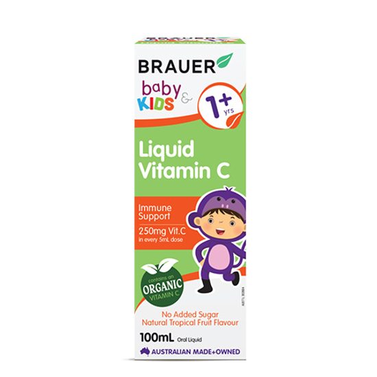 Brauer Baby n Kids Liquid Vitamin C 1yr+ 100ml