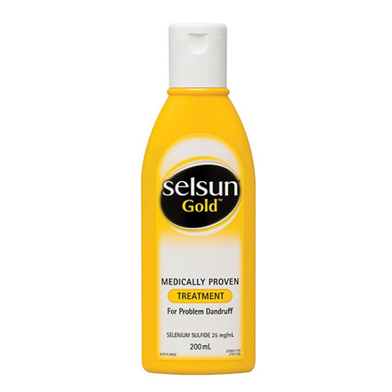 Selsun Gold Medically Proven Treatment  Anti-Dandruff Shampoo 200ml