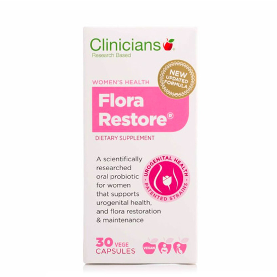 Clinician Flora Restore for Women'e Health 30 vege caps