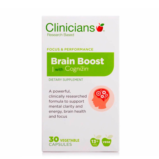 Clinicians Brain Boost with Cognizin 30 vege caps