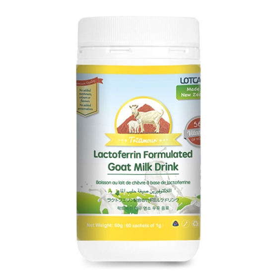 Triamour Lactoferrin & Goat Milk Powder 1g x 60 sachets