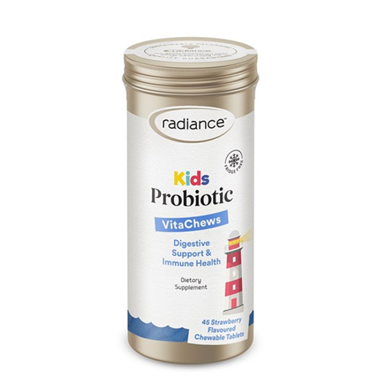 Radiance Kids Probiotic Strawberry Flavour 45 chewable tabs