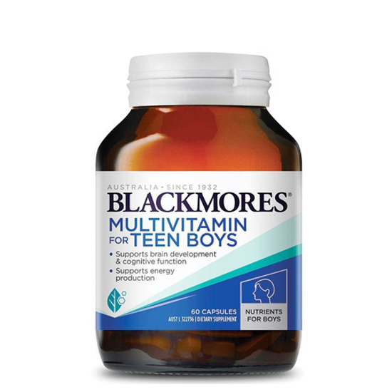 Blackmores Teen Multi + Brain Nutrients for Teen Boys 60 caps