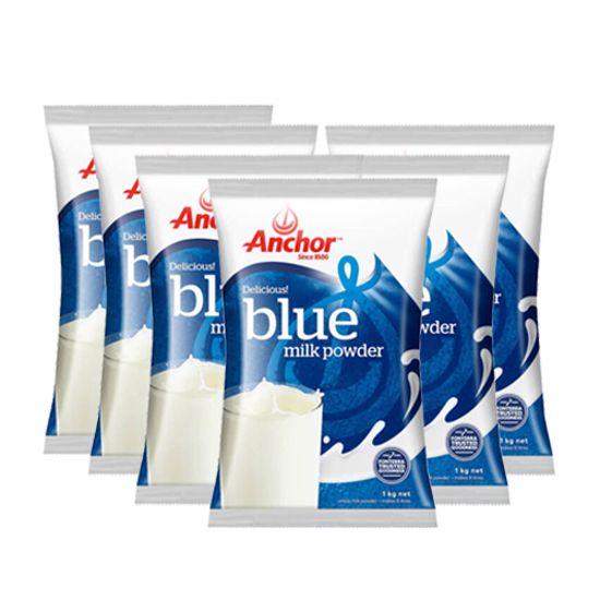 Anchor Blue Milk Powder 1kg x 6