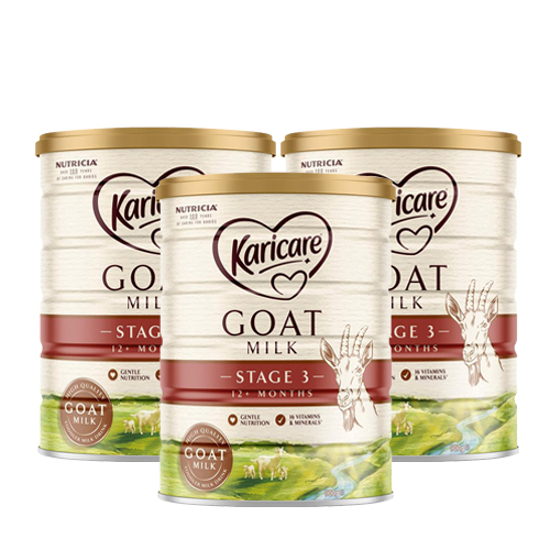 [FTD] Karicare Goat milk Stage 3 (12+ months) 900g x 3