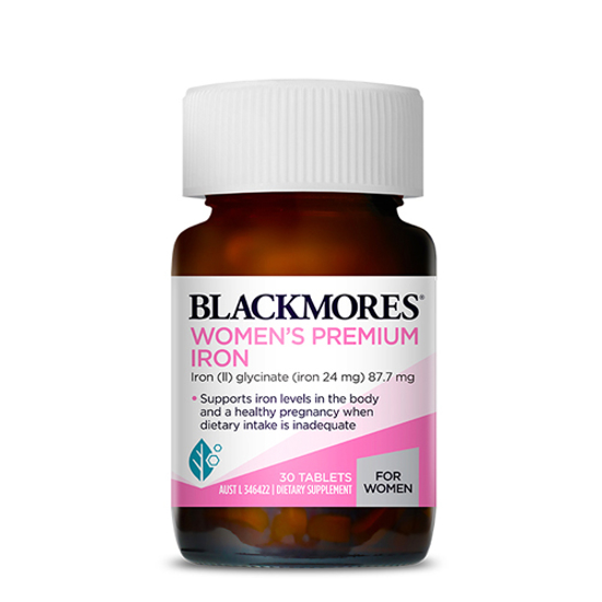 blackmores women's premium iron 30 tablets