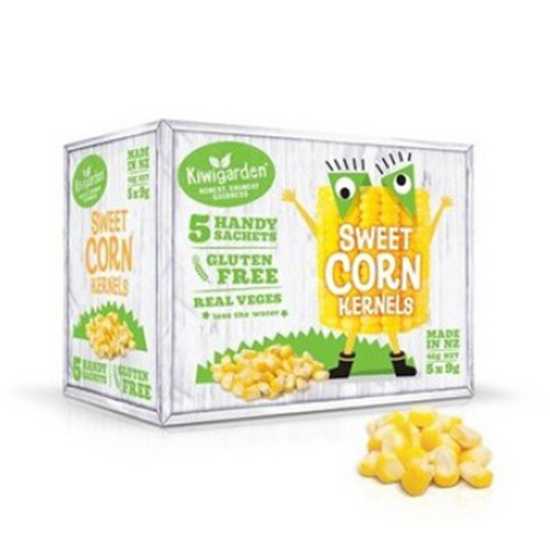 Kiwigarden Sweet corn kernels 9g *5