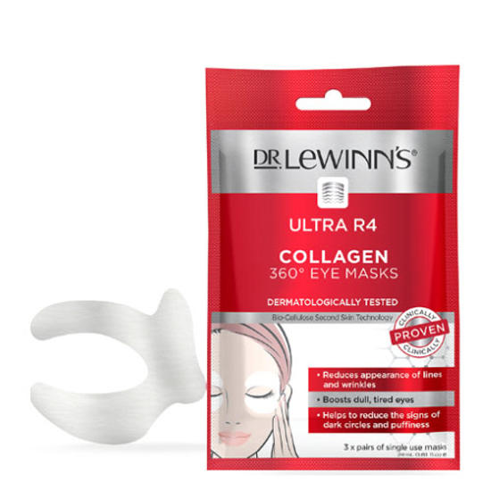 Dr.Lewinn's Ultra R4 collagen eye masks 3 pairs 