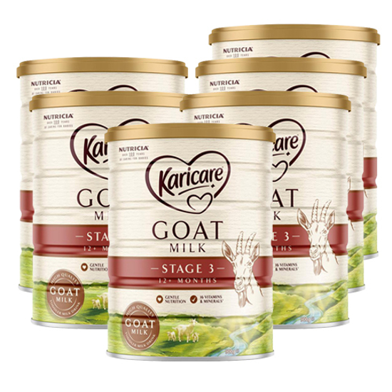 [FTD] Karicare Goat milk Stage 3 (12+ months) 900g x 6