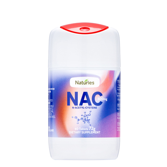 Naturies NAC 600mg 60 tablets