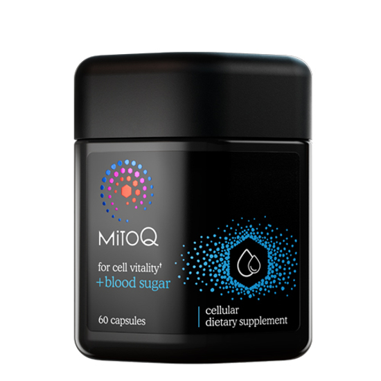 MitoQ Blood Sugar Mitochondria-Targeted Anti-Oxidant 60 caps