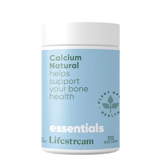 LIfestream Natural Calcium 120 vege caps	