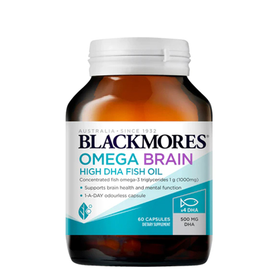 Blackmores Omega Brain High DHA Fish Oil 60 caps