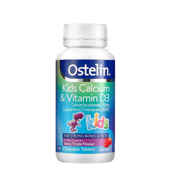 Ostelin Kids Vitamin D& Calcium 90 chewable tables