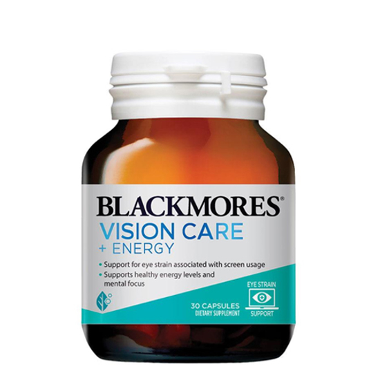 Blackmores vision care + energy 30 caps