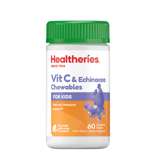 Healtheries Kids Care Vitamin C Echinacea 60 chewable tabs