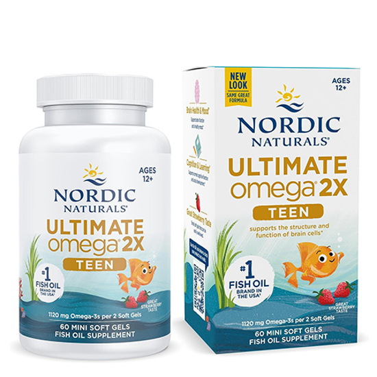 Nordic Naturals Ultimate Omega 2X Teen 60 mini soft gels