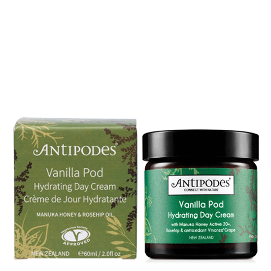 Antipodes Vanilla Pod Hydrating Day Cream with Manuka 20+ 60ml