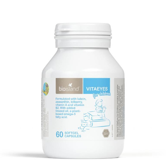 Bioisland Vitaeyes for children 60 softgel caps