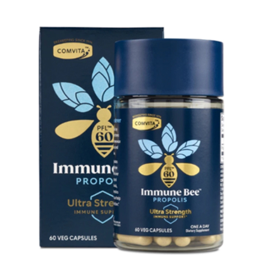 Comvita PFL60 Propolis Immune Bee Ultra Strength 60 Veg Capsules