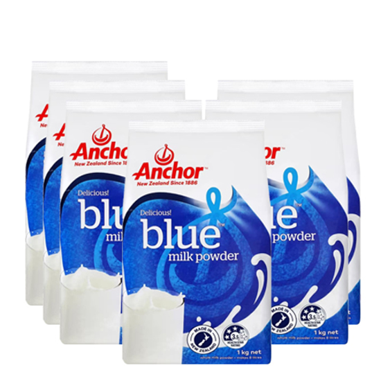 Anchor Blue Milk Powder 1kg x 6