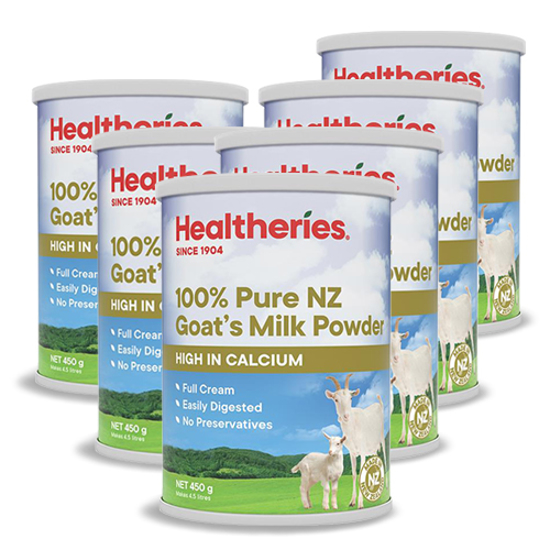 Healtheries Goat Milk Powder 450g x 6 cans