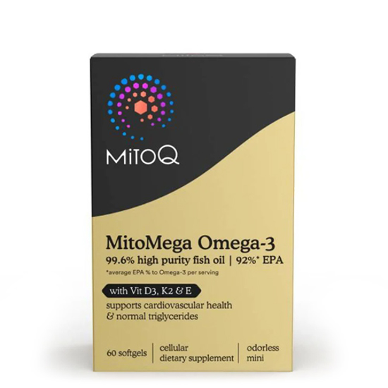 MitoQ MitoMega Omega-3 60 softgels